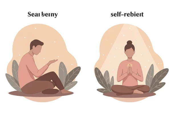 Person engaging in self-care or therapy, finding inner peace.
